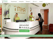 Tablet Screenshot of mka-medizentrum.de